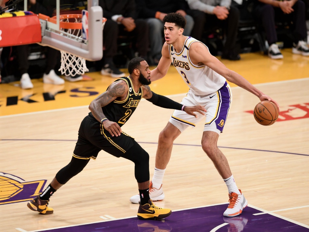 申京错位单挑里夫斯遭詹姆斯钉板封盖绝杀 申京作为一名年轻的内线球员,本场比赛展现